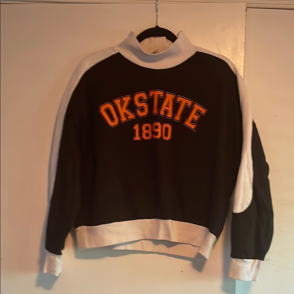 Black and White OKSTATE 1890 Women's Jacket